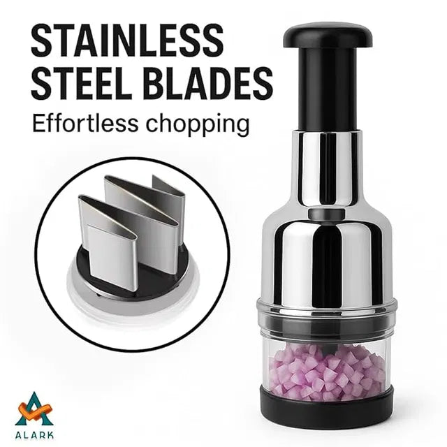 Vegetable Chopper and Slicer-Manual Mini Hand Chopper